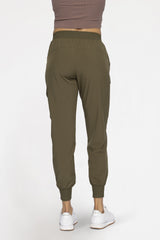 High Waist Active Joggers Ivy Green