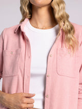 Lewis Button Up Shirt Rose