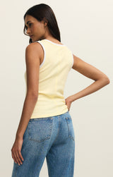 Sirena Colorblocked Rib Tank Pineapple