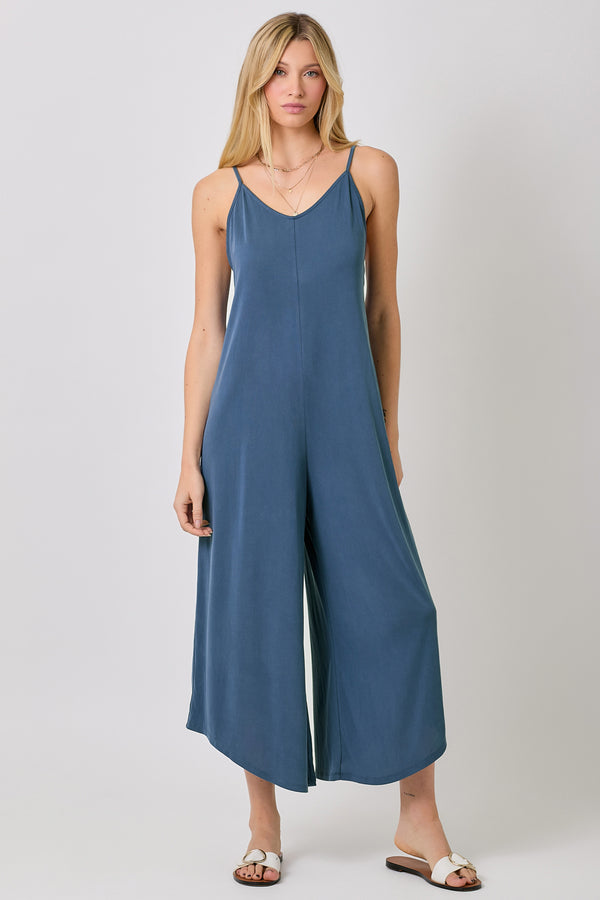 Modal Baggy Jumpsuit Blue