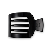Teleties Medium Flat Square Hair Clip Jet Black