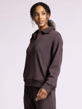 Monarch Quarter Zip Sweatshirt Raisin