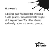 Test Your Knowledge Game
