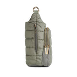 HydroBag Handle Crossbody Sage Green | Solid Leather Trim