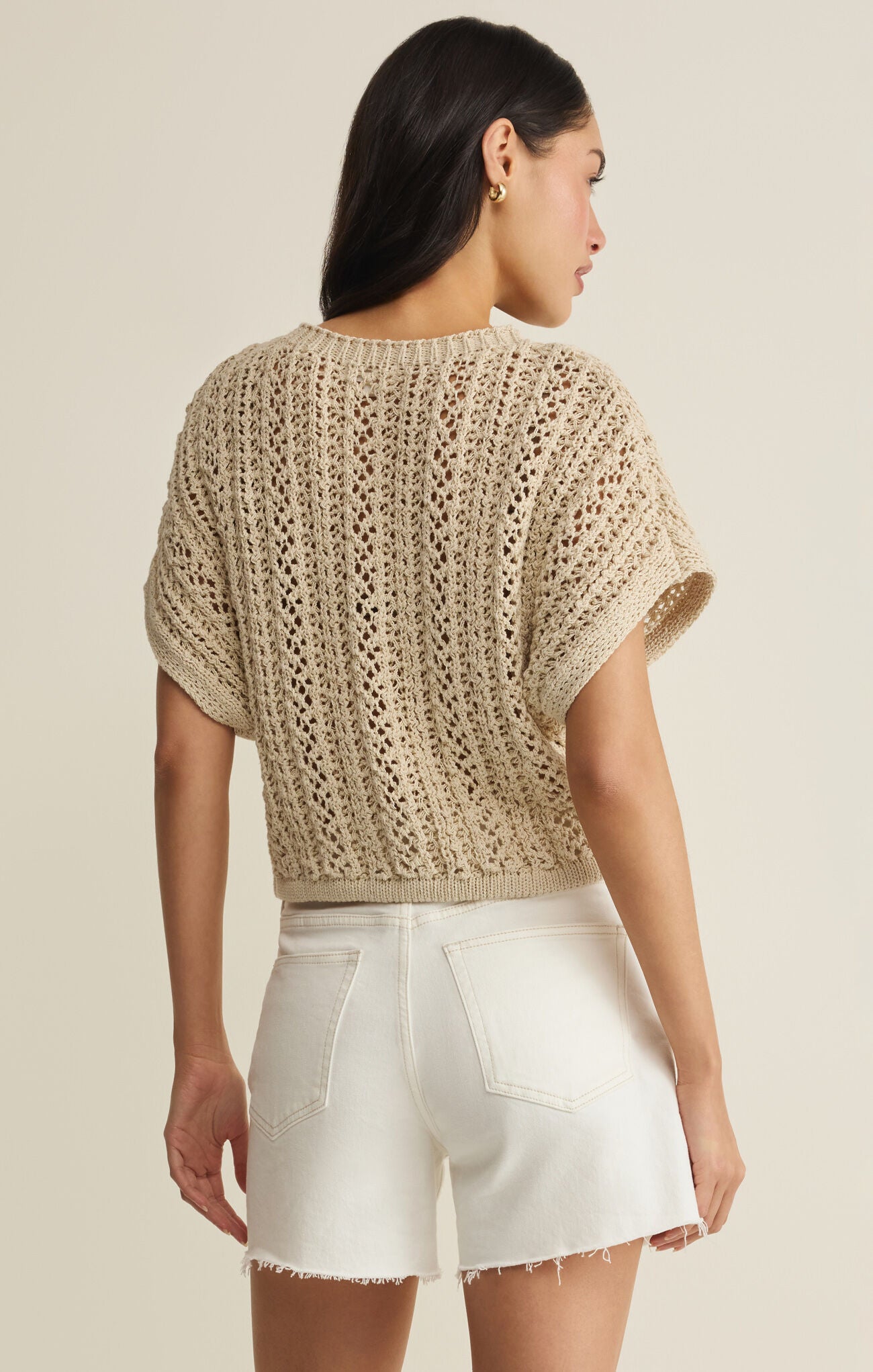 Ballast Crochet Top Natural