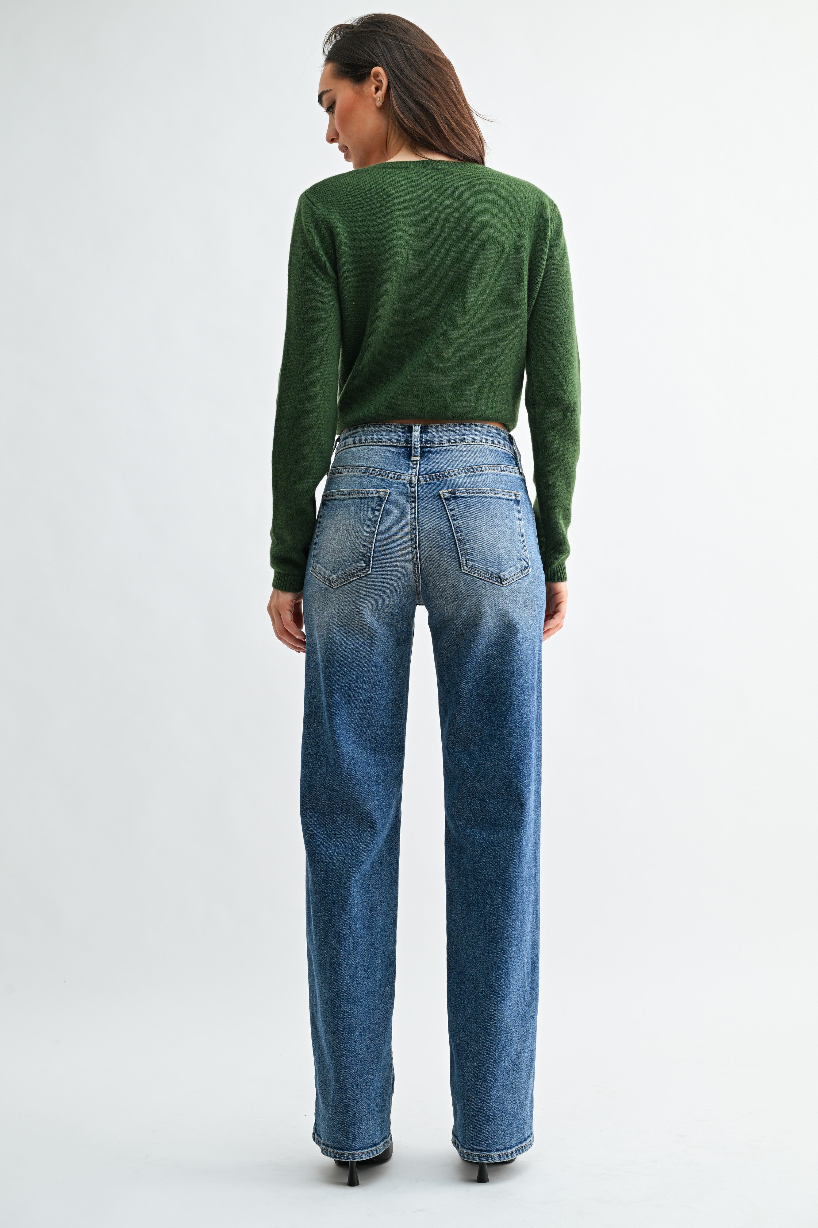 Double Pocket Wide Leg Jeans Medium