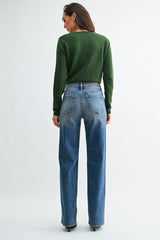 Double Pocket Wide Leg Jeans Medium