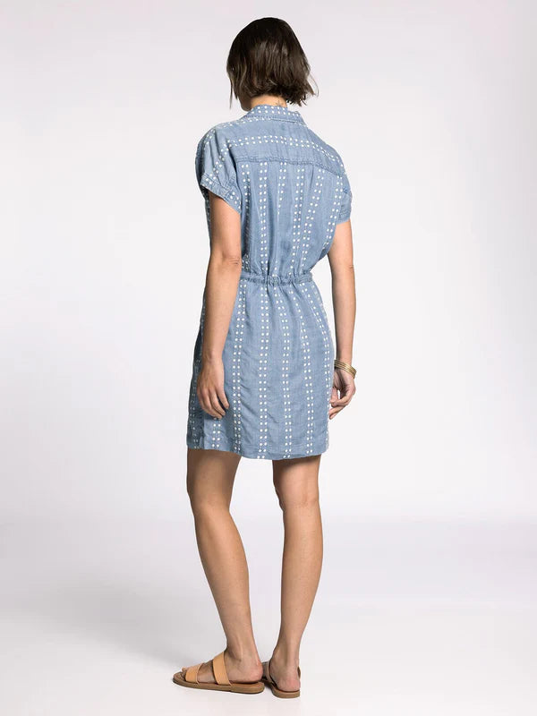 Natalia Dress Daisy Stripe
