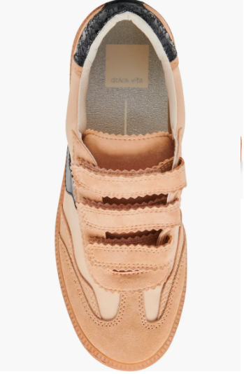 Notice Velcro Sneakers Tan Multi Suede