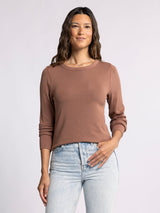 Stacy Long Sleeve Top Clove