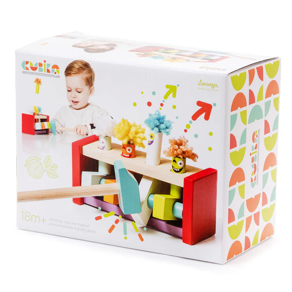 Wooden Jumping Clowns Toy