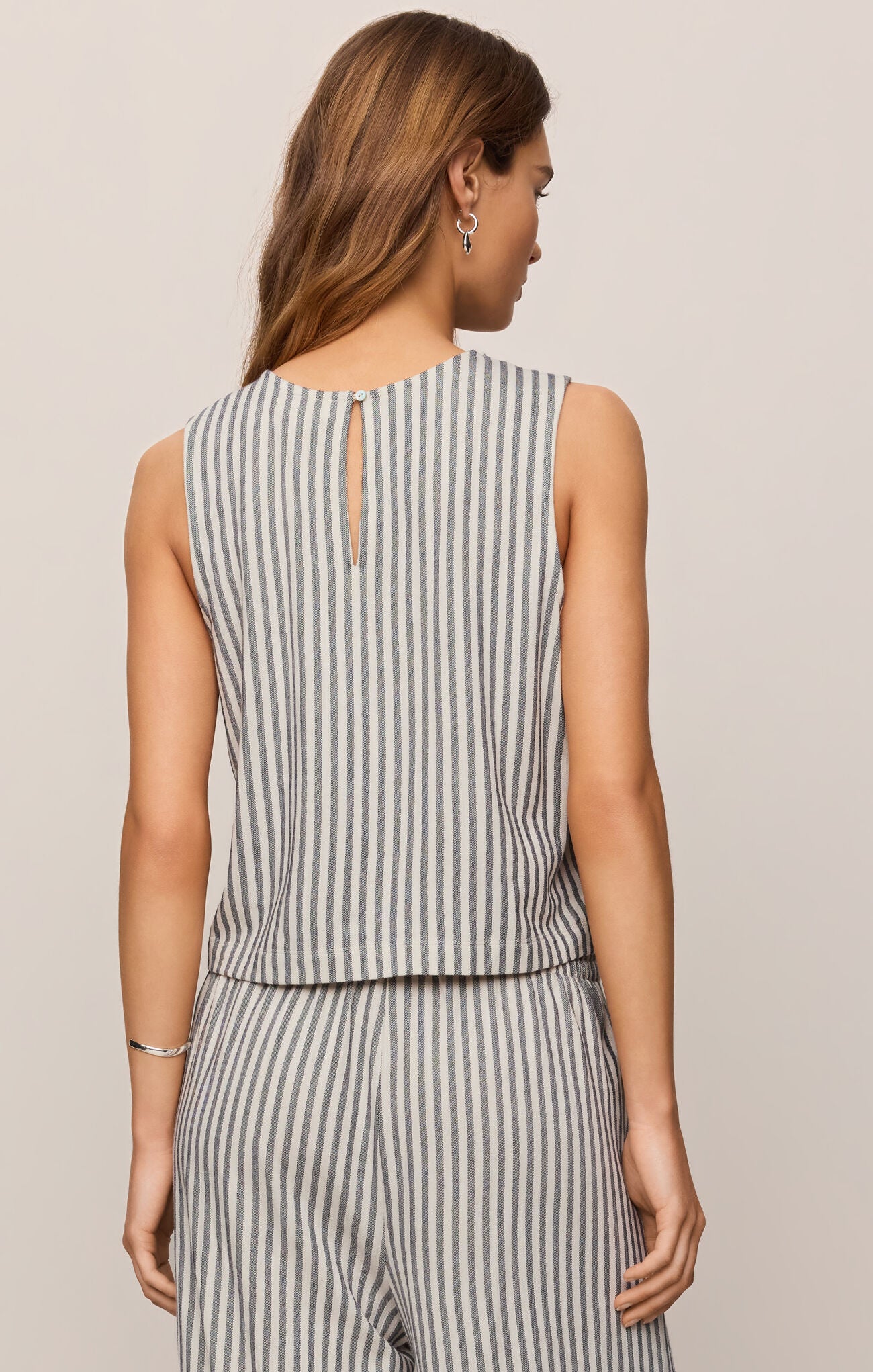 Sloane Knit Striped Tank Eclipse