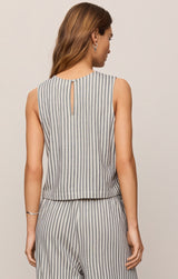 Sloane Knit Striped Tank Eclipse