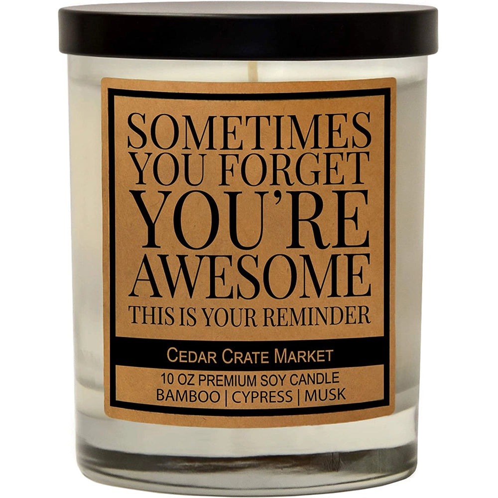 USA Made Kraft Label Snarky Candle - 10 OZ