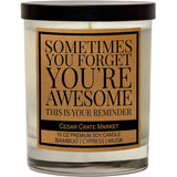 USA Made Kraft Label Snarky Candle - 10 OZ