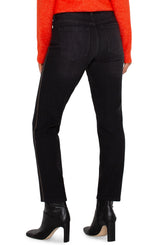 Liv Non-Skinny Skinny Sparkle Trim Jeans Mirror Cove
