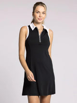 Serena Collared Dress Black