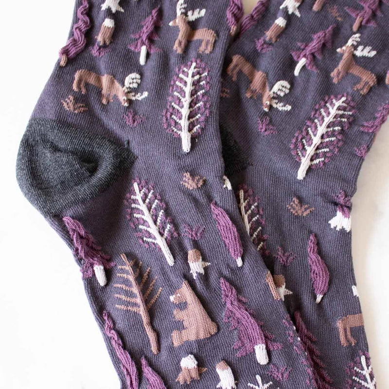 Winter Forest Socks