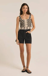 Odin Denim Shorts Black