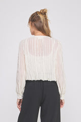 Embroidered Blouse Off White