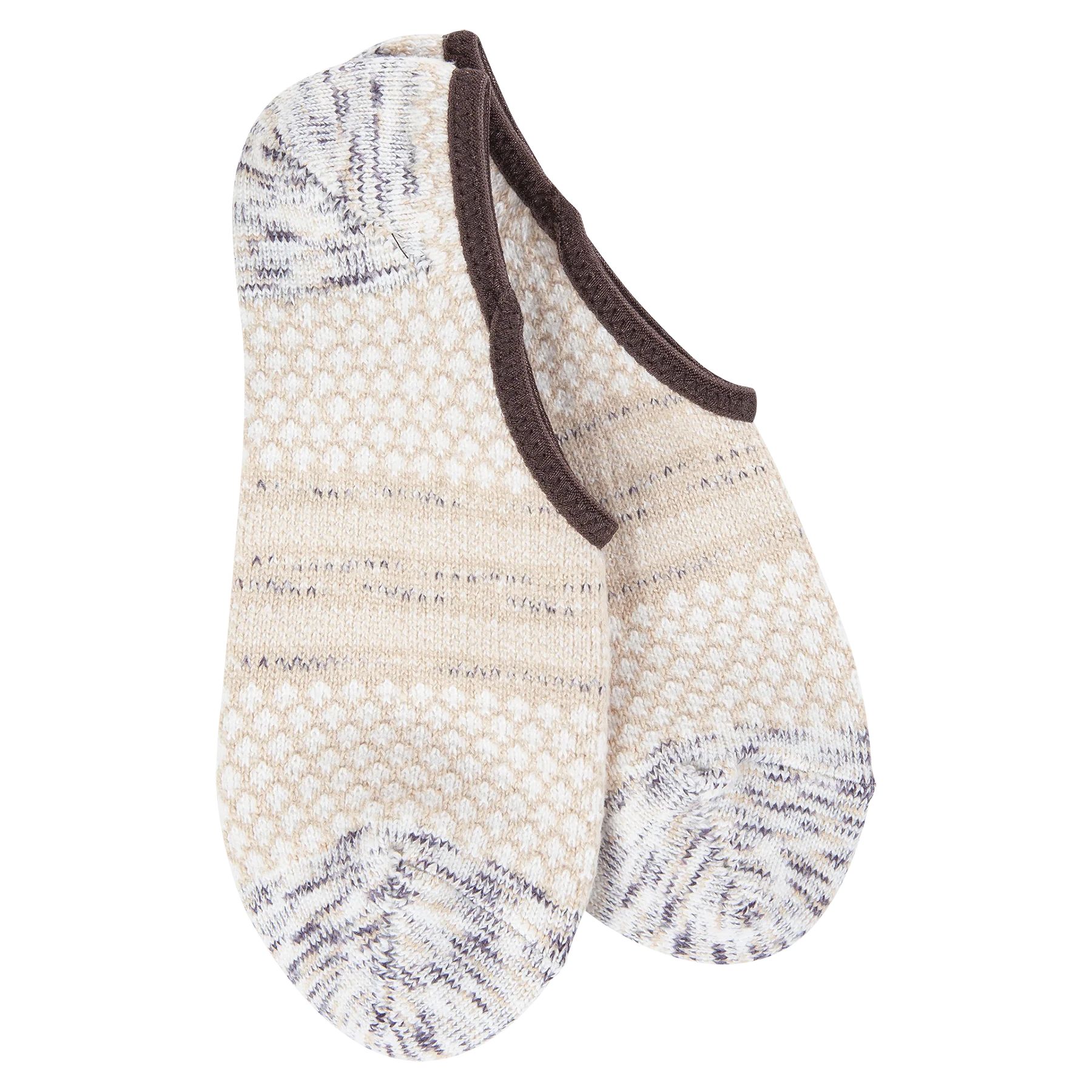 Weekend Gallery Footsie Sock Cookie Dough Multi