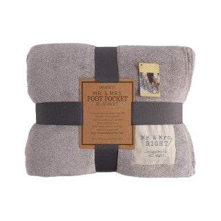 Mr. + Mrs. Foot Pocket Blanket
