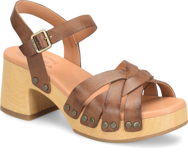 Ester Heeled Sandals Brown Terra