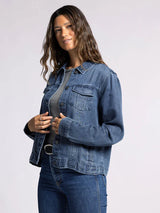 Jackie Jacket Dark Denim Wash
