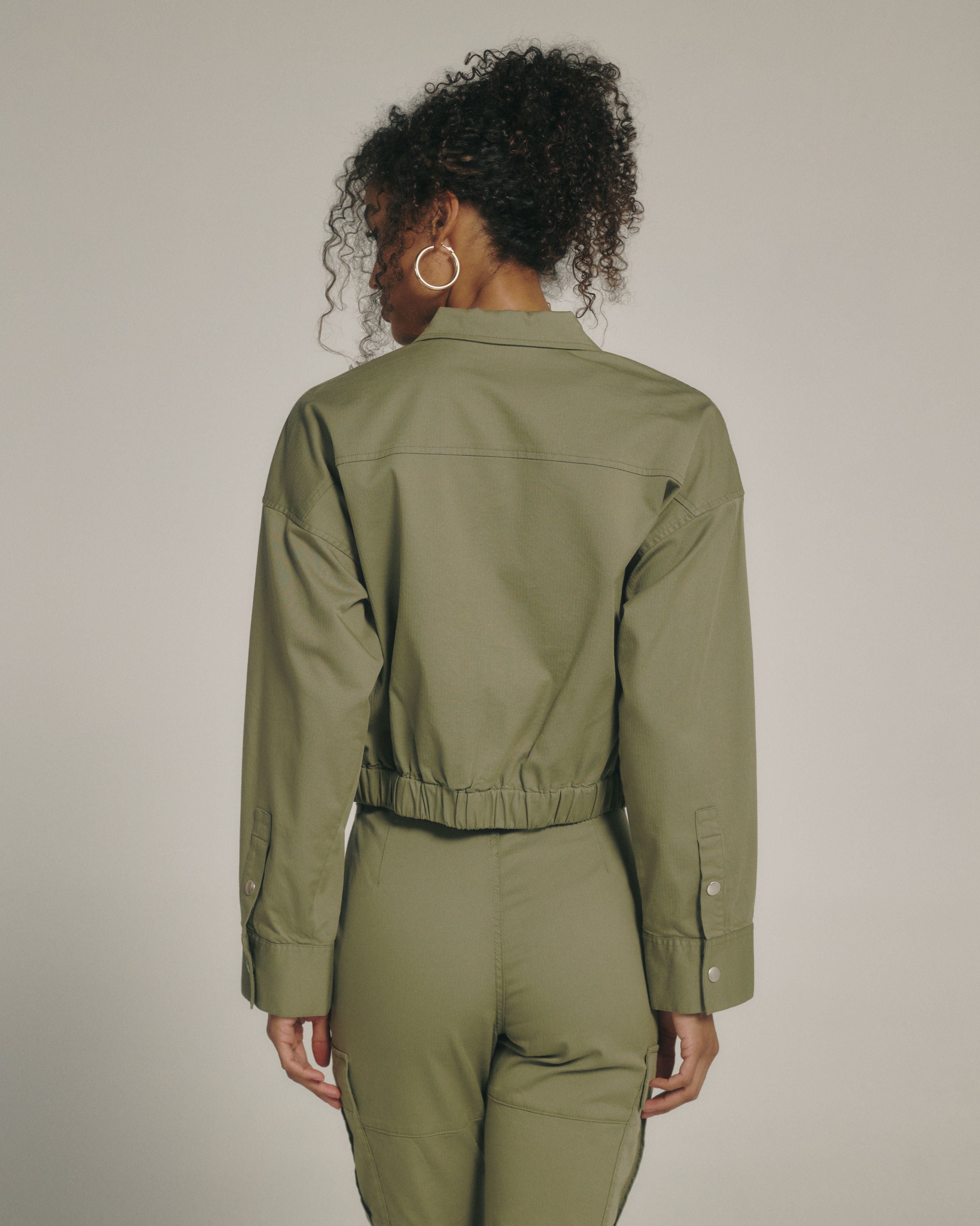 Eula Trucker Jacket Olive