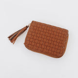 Wynona Woven Wallet Brown