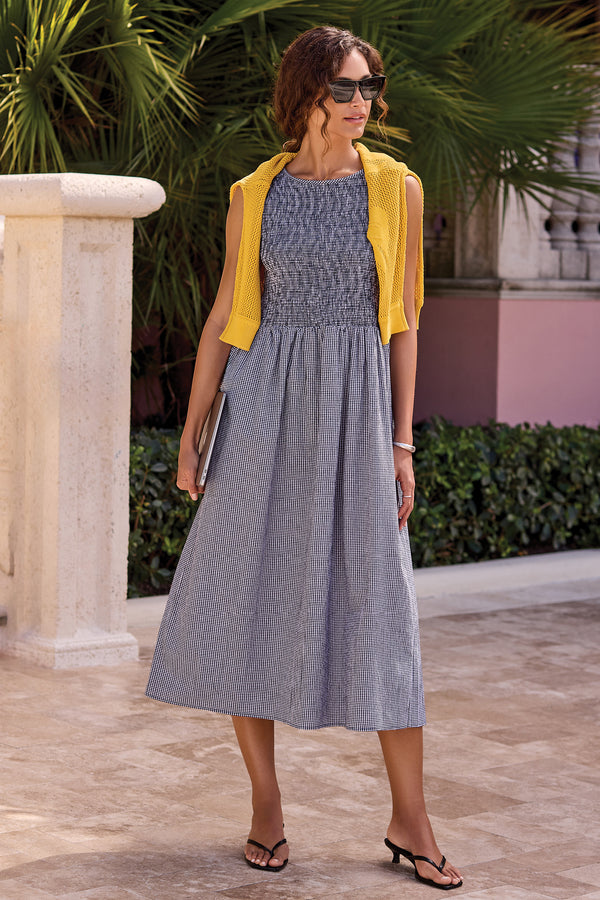 knee length dresses for ladies Jamie™|Short Sleeve Midi Dress – Melbourne Edition main image 0