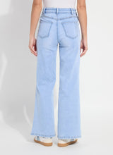 Iris Wide Leg Everyday Denim Pants Bleached Blue