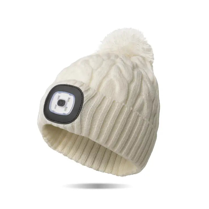 Night Scope Nova Pom Hat White