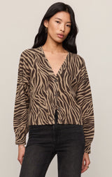 All The Wild Cardigan Dark Chocolate