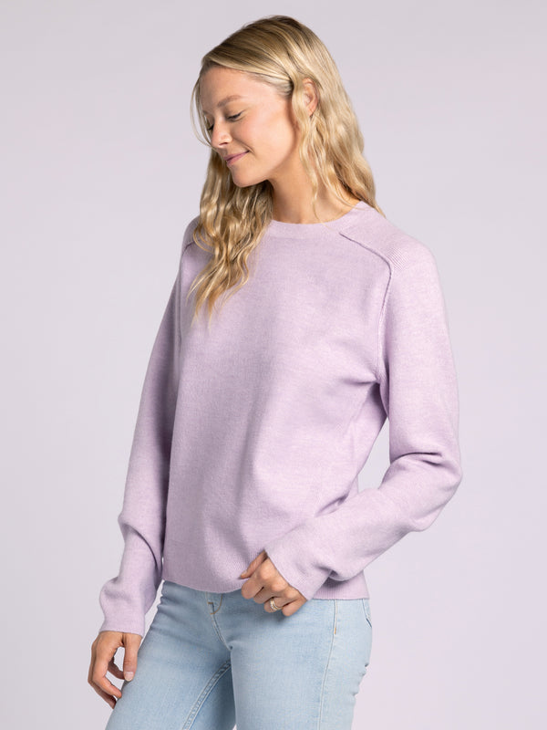 Barrett Sweater Heather Lilac