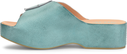 York Platform Sandals Teal