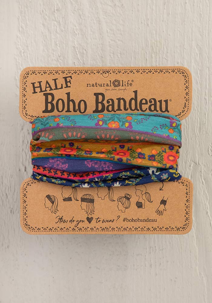 Half Boho Bandeau Floral Border
