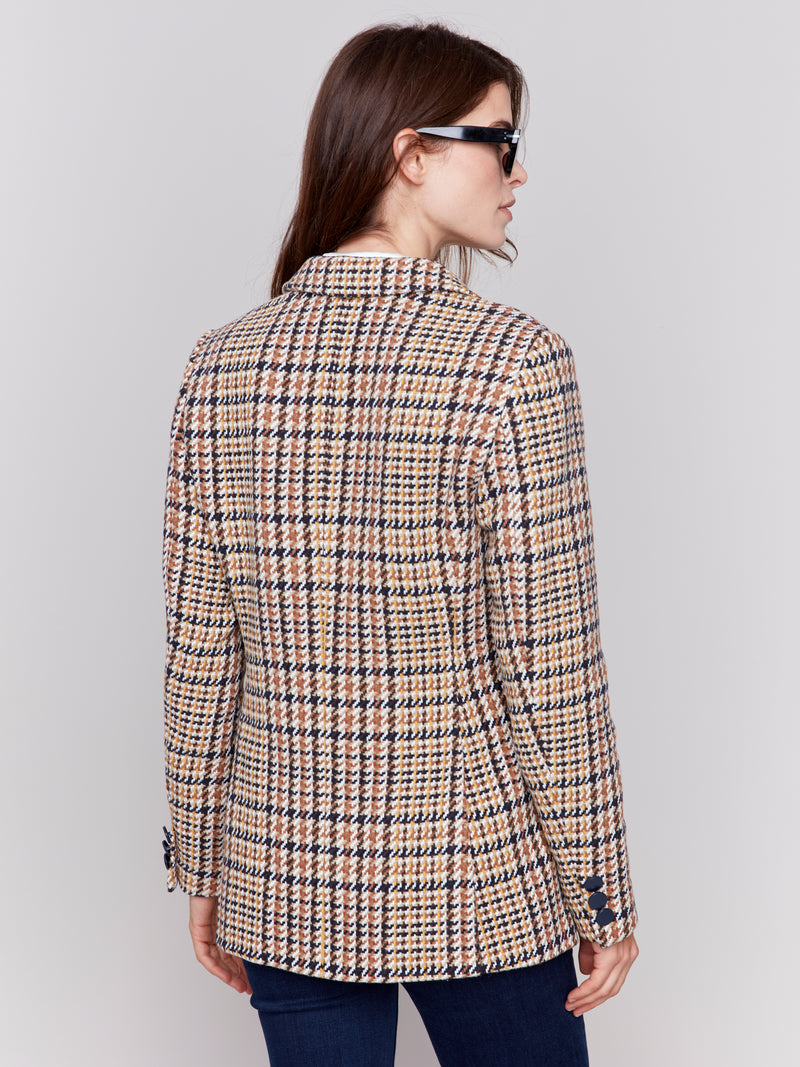 Lux Plaid Blazer