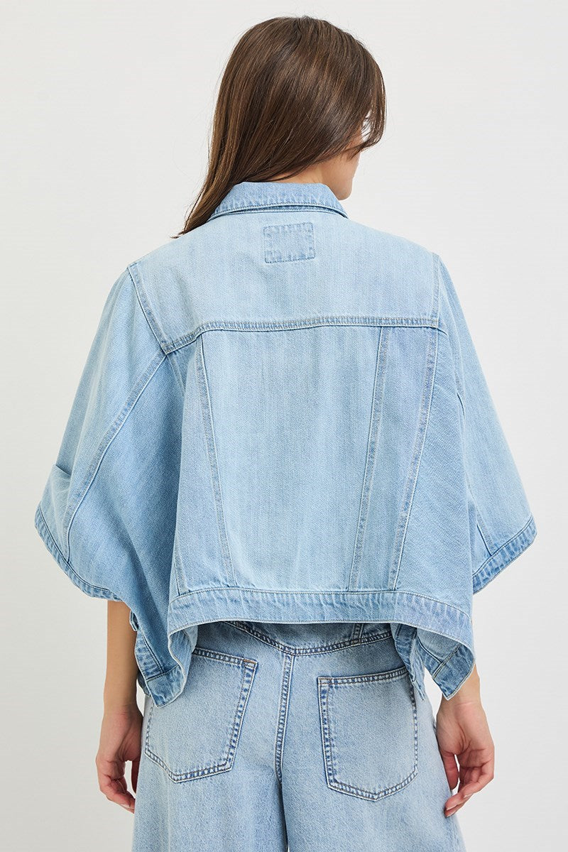 Flowy Square Cape Jacket Light