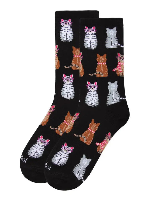 Studious Cats Crew Socks