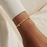 Halo Pearl Beaded CZ & Pearl Bracelet