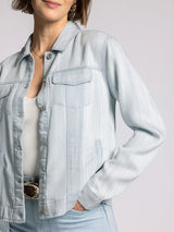 Jackie Relaxed Fit Jacket Mia Pinstripe