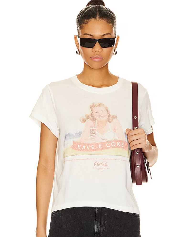 Have A Coke Vintage Girl Graphic Tee