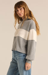 Landing Colorblock Hoodie Classic Heather Grey
