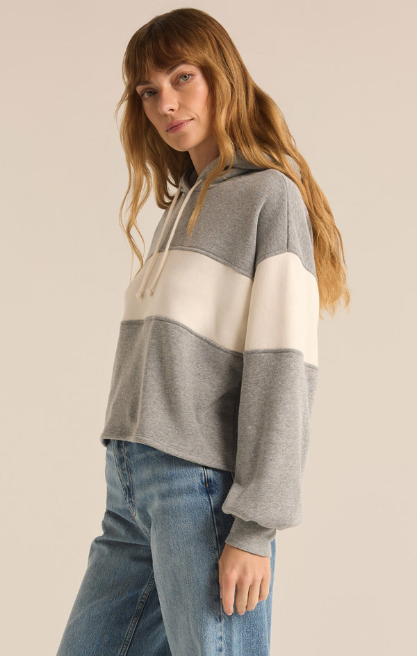 Landing Colorblock Hoodie Classic Heather Grey