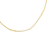 Dainty Gold Bar Necklace