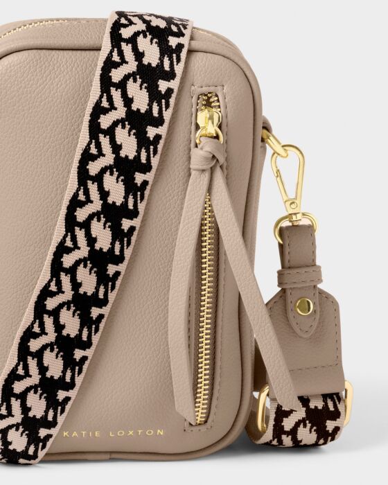 Hallie Small Crossbody Light Taupe
