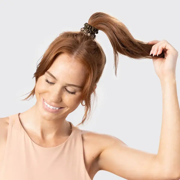 Ultra Petite Satin Scrunchies - 6 Pack Terracotta