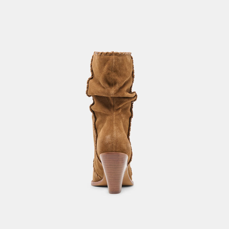 Julith Booties Light Brown Suede