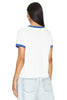 Yippee Coke Cowboy Perfect Ringer Tee White + Blue